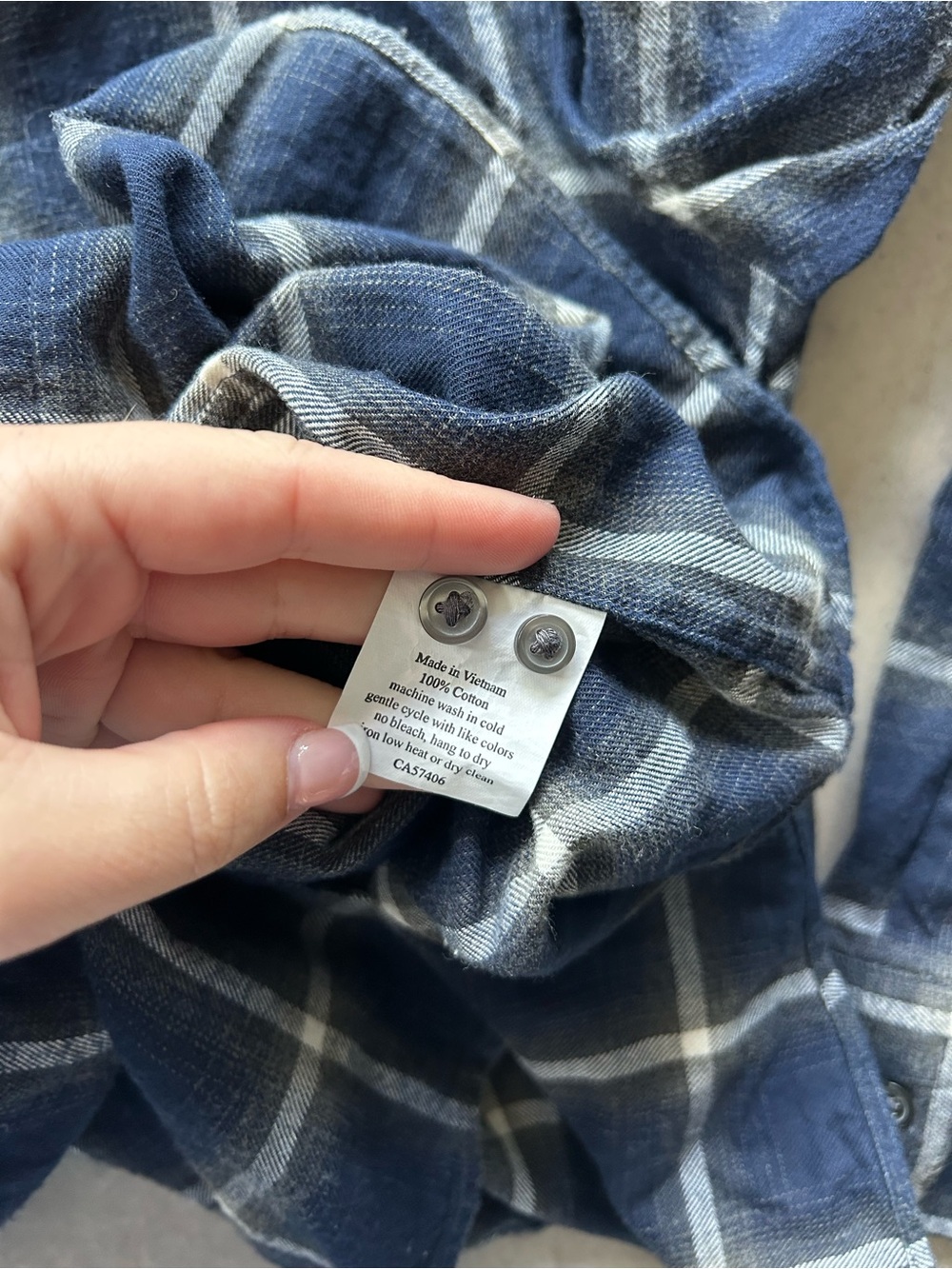National Standards checkered button up - Picture 4 of 5